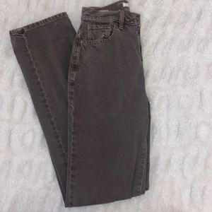 Distressed brown dad jeans; size 22; brand pacsun
